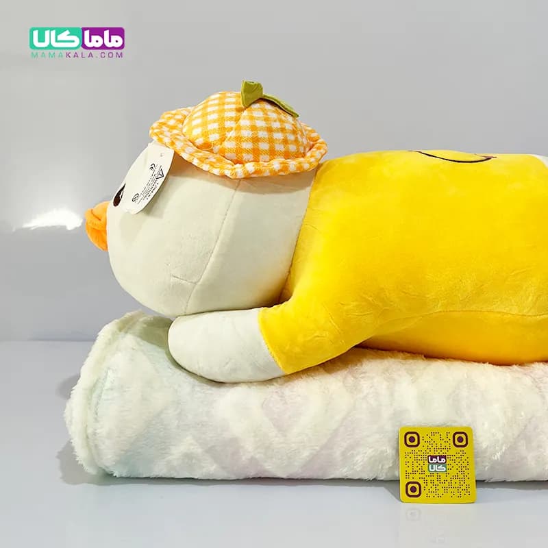 عروسک جوجه بالشتی با پتوی طرح دار جدید 60 سانتیمتر — تصویر ۸