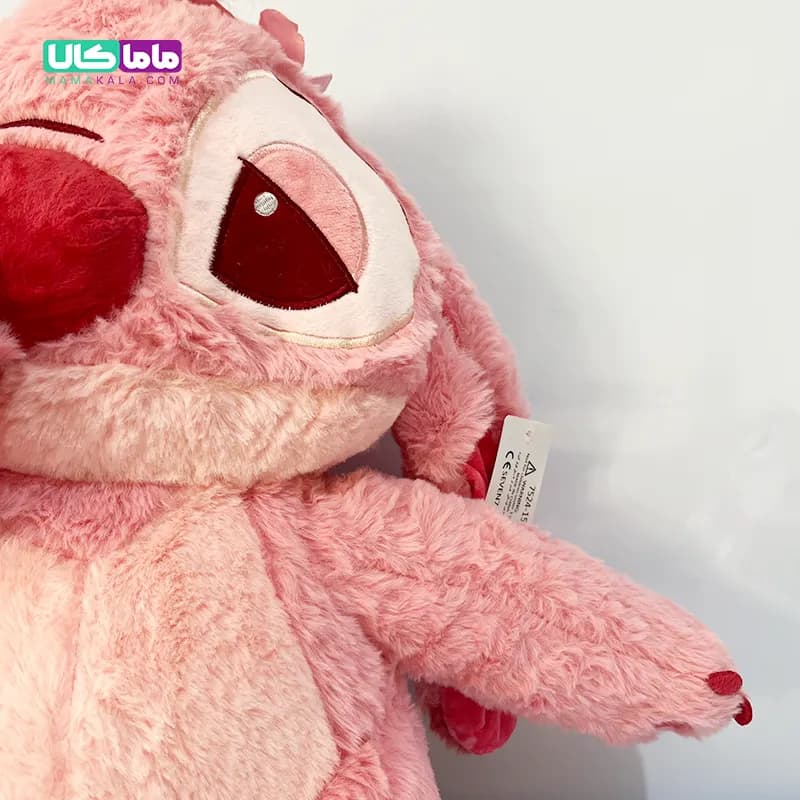 عروسک استیج چشمکی دست به دهن صورتی 45 سانتیمتر — تصویر ۶