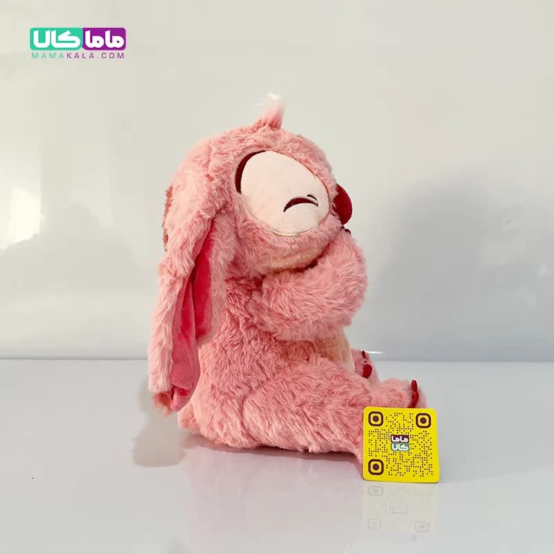 عروسک استیج چشمکی دست به دهن صورتی 35 سانتیمتر — تصویر ۷