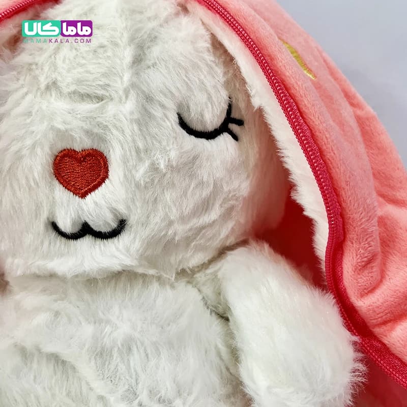 عروسک خرگوش سورپرایزی موزیکال تنفسی مدل توت فرنگی 30 سانتیمتر — تصویر ۷
