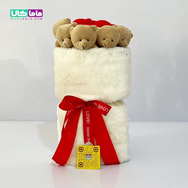 عروسک خرس تدی مدل دسته گل بوکت تدی 03 — تصویر ۲