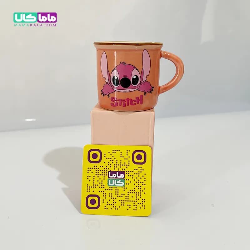 ماگ سرامیکی فانتزی کلکسیونی کوچک مدل استیج صورتی