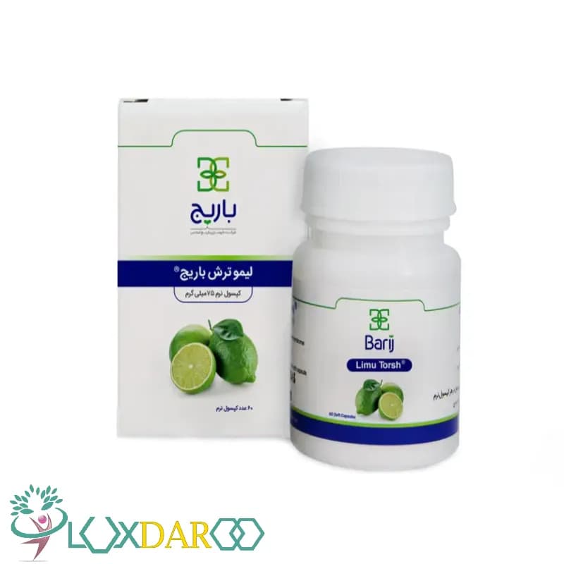 کپسول لیموترش 75 میلی گرم باریج اسانس
