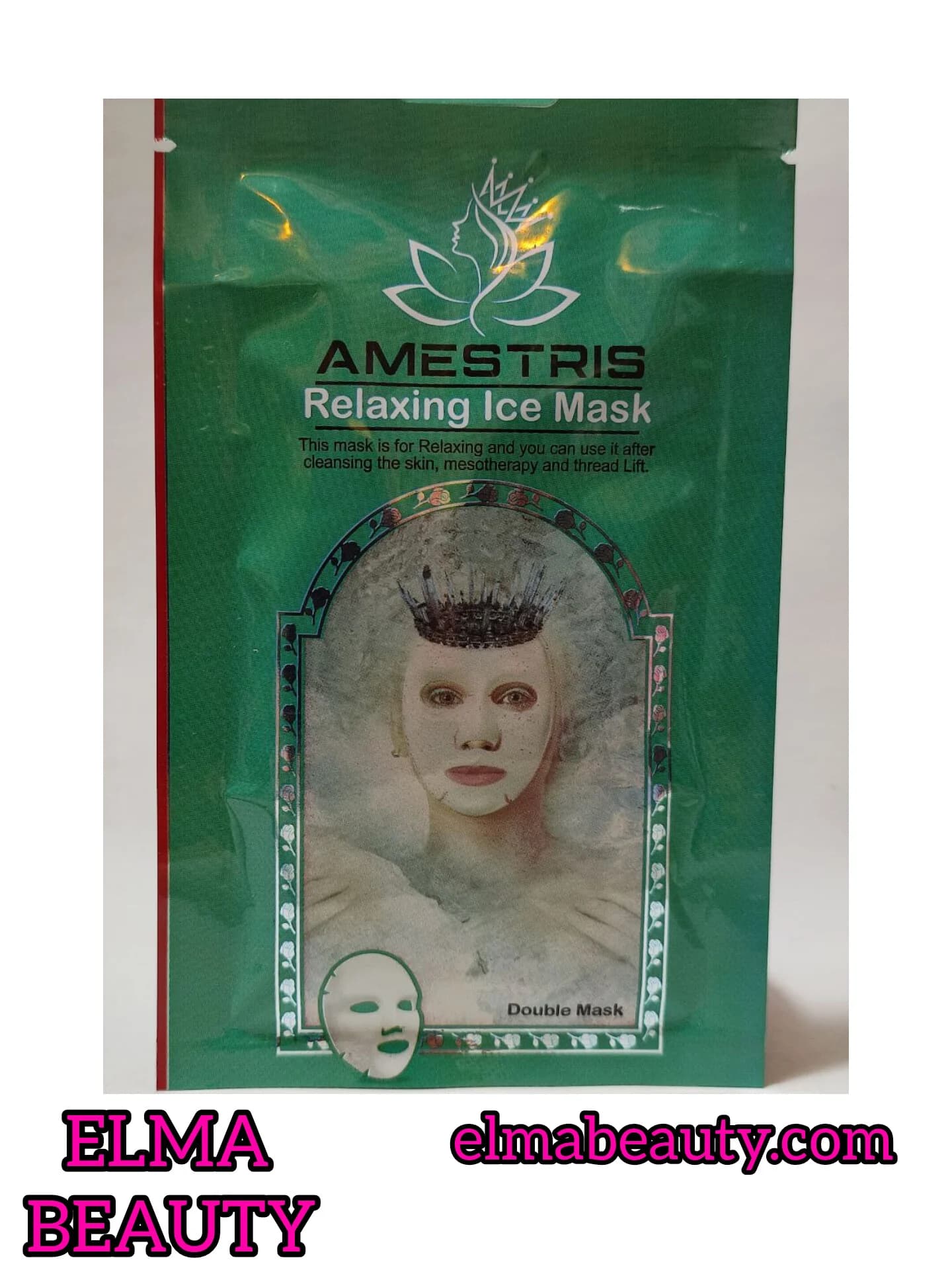 ماسک صورت آمستریس مدل دبل آیس سری جوانساز و آبرسان وزن 25 گرم