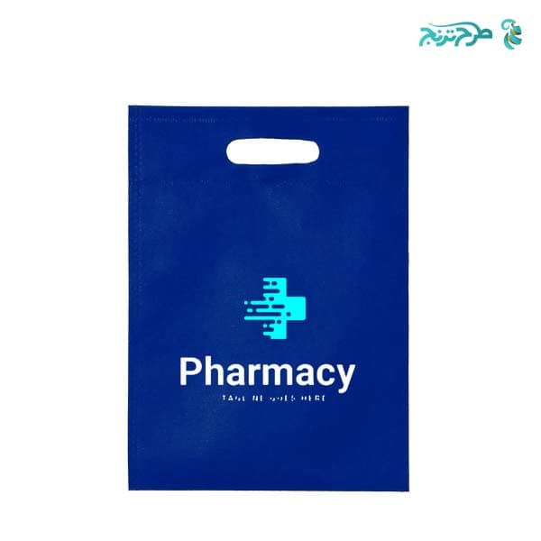 ساک پارچه ای سوزنی سایز 35×45 دسته پانچی