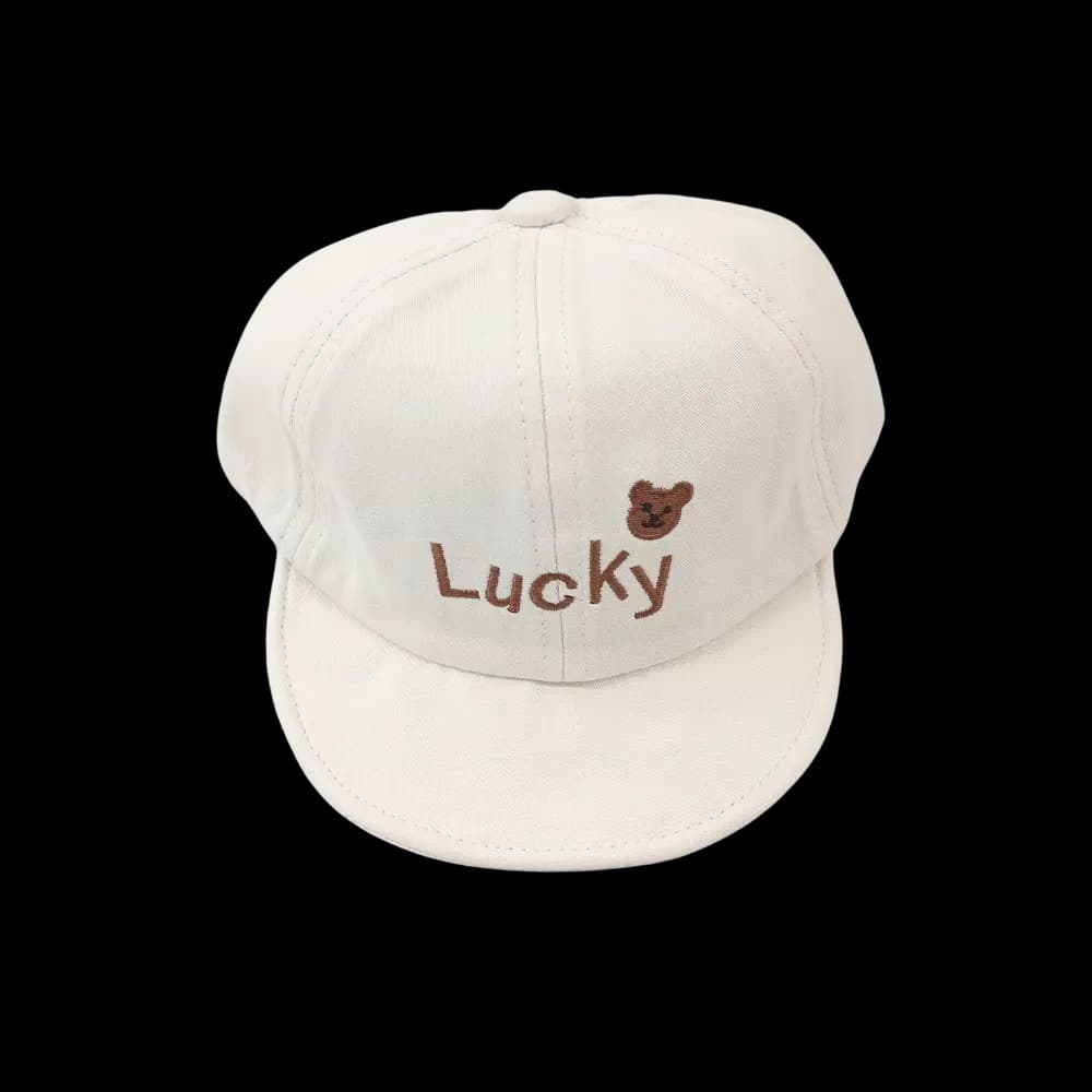 کلاه کپ چسبی بچگانه مدل Lucky