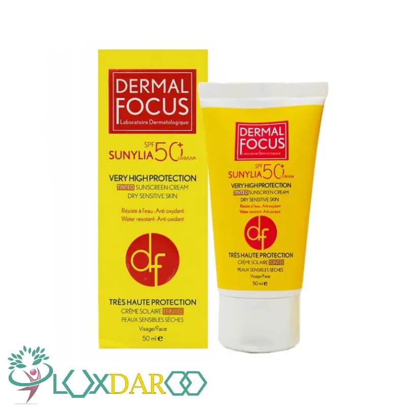 کرم ضد آفتاب رنگی سانیلیا پوست خشک SPF50