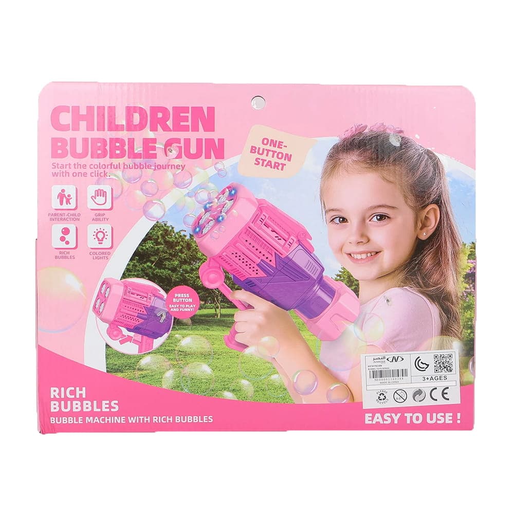 تفنگ حباب ساز اسباب بازی چراغ دار کد: P82278 — تصویر ۶
