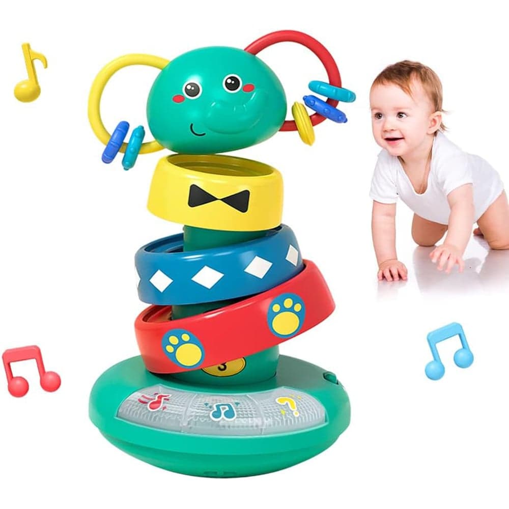 اسباب‌بازی فیل حلقه‌ای موزیکال کد: baoli toys 1305C — تصویر ۵