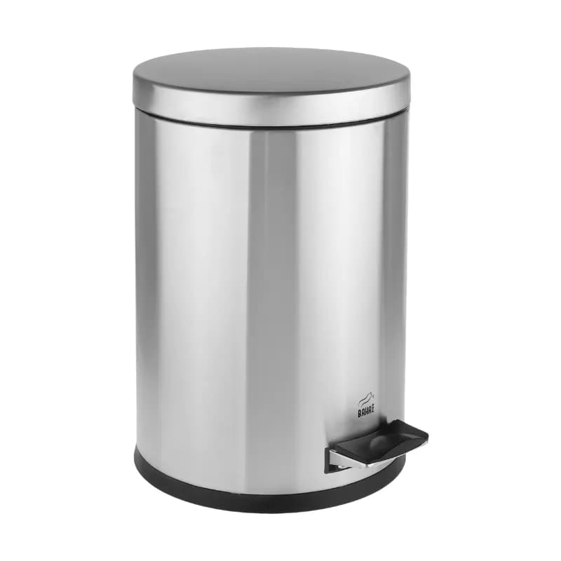 سطل زباله پدالی 14 لیتری سایلنت استیل بهازکالا کد 16176063 — تصویر ۲