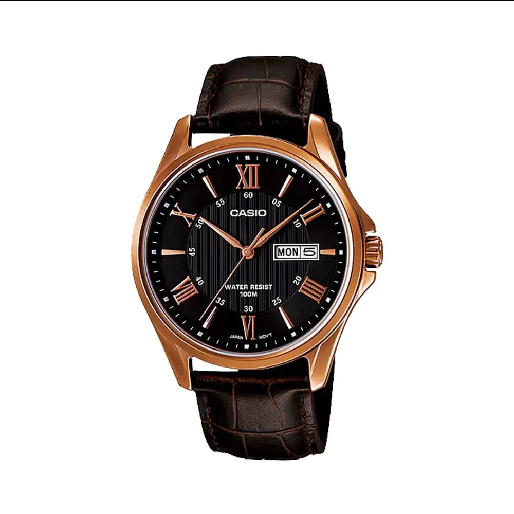 ساعت مردانه کاسیو کوارتز مدل MTP-1384L-1AV