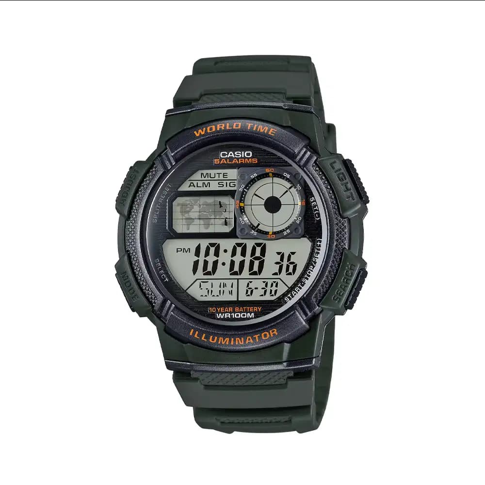 ساعت مردانه کاسیو کوارتز مدل AE-1000W-3AV