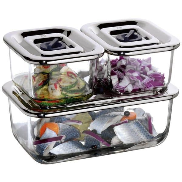 ظرف نگهدارنده 3 پارچه وی ام اف | WMF Top Serve Glass Bowl Set 3-piece — تصویر ۱۱