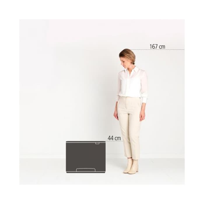 سطل زباله 11+23 لیتر سفید برابانتیا | Brabantia BO PEDAL BIN — تصویر ۶