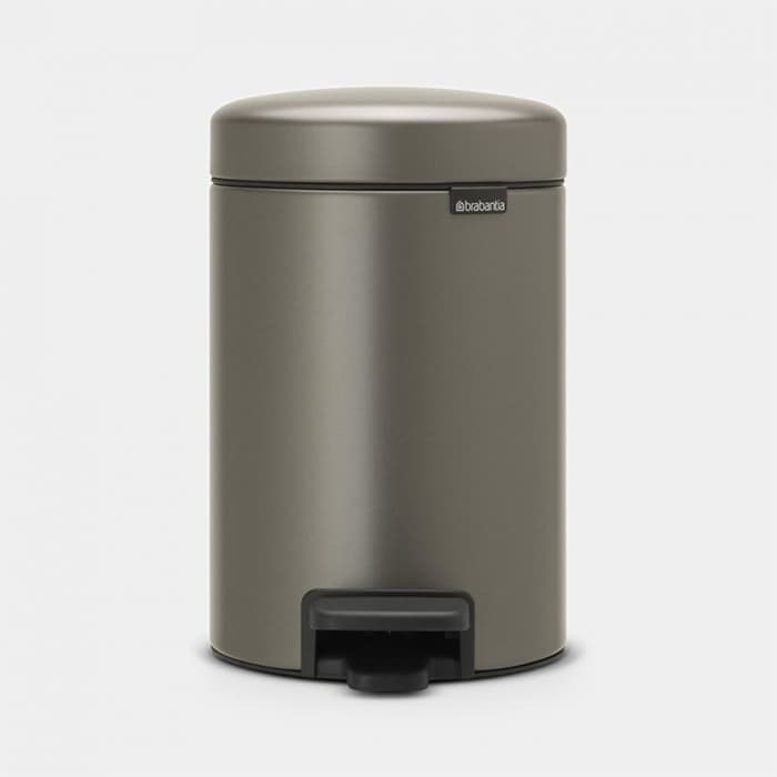سطل زباله 3 لیتر پلاتینیوم برابانتیا | Brabantia NEWICON PEDAL BIN