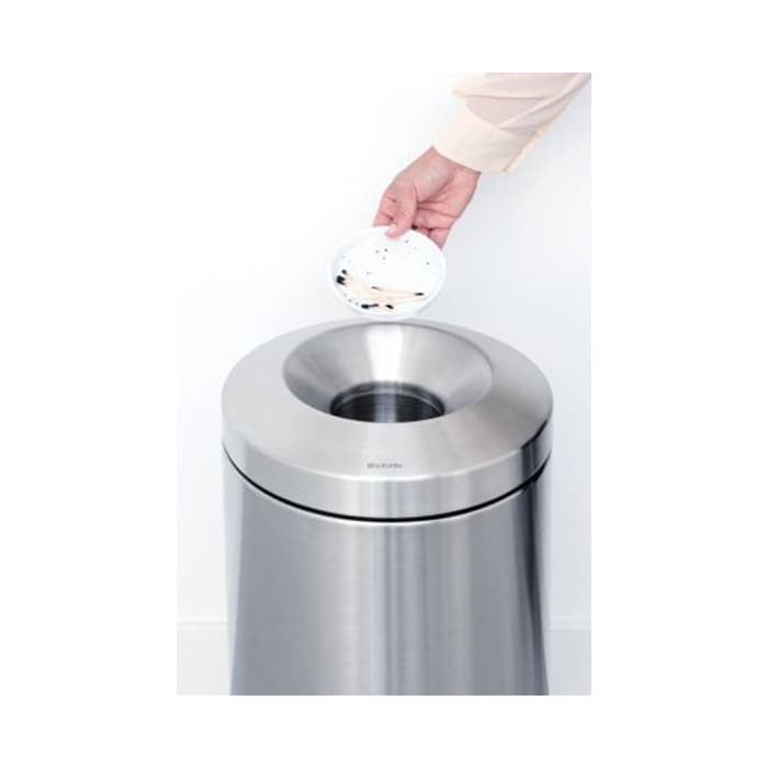 سطل زباله 30 لیتر استیل مات برابانتیا | Brabantia FLAME GUARD WASTE PAPER BIN — تصویر ۴