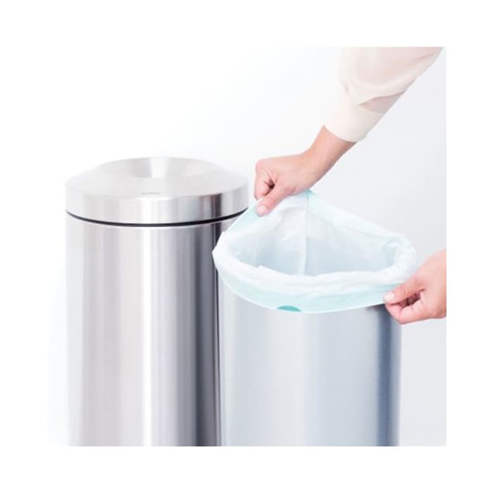 سطل زباله 30 لیتر استیل مات برابانتیا | Brabantia FLAME GUARD WASTE PAPER BIN — تصویر ۲