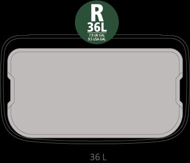 سطل زباله 36 لیتر استیل مات برابانتیا | Brabantia BO TOUCH BIN — تصویر ۸