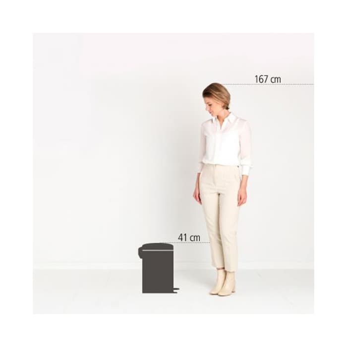 سطل زباله 12 لیتر بژ برابانتیا | Brabantia NEWICON PEDAL BIN — تصویر ۶