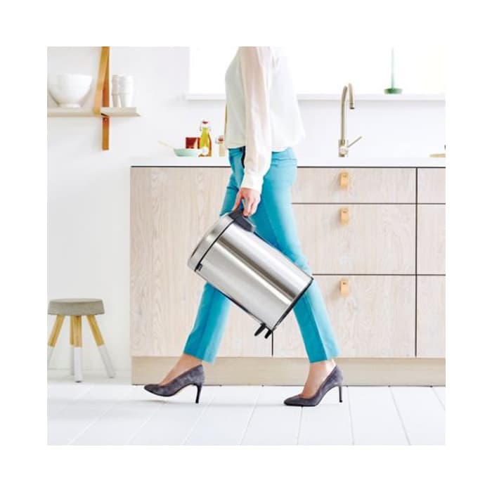 سطل زباله 12 لیتر استیل مات برابانتیا | Brabantia NEWICON PEDAL BIN — تصویر ۲