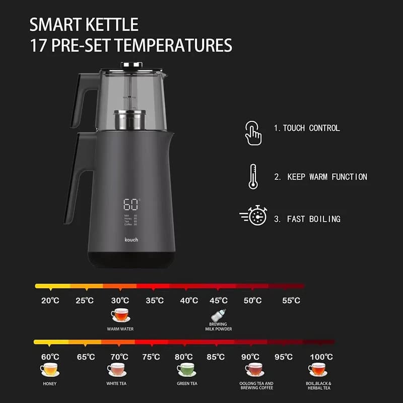 چای ساز کوخ مدل 2145 / KOUCH KT-2145چای ساز کوخ مدل KT-2145 — تصویر ۴