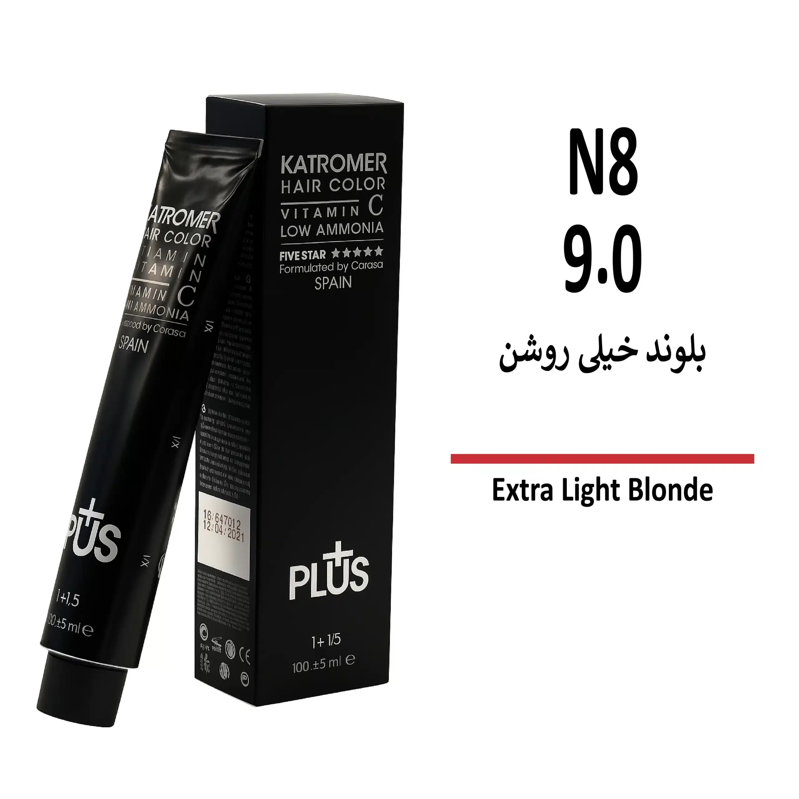 رنگ مو کاترومر بلوند خیلی روشن N8 9/0