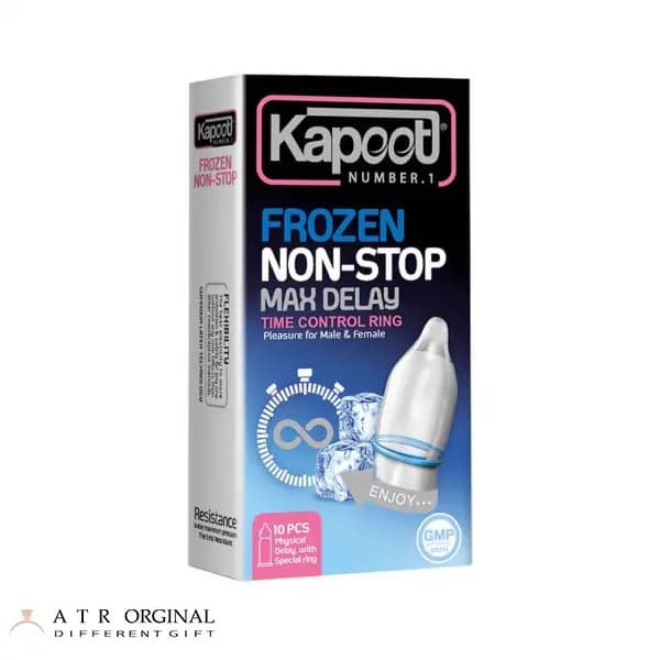 کاندوم کاپوت مدل Frozen Non stop بسته 10 عددی