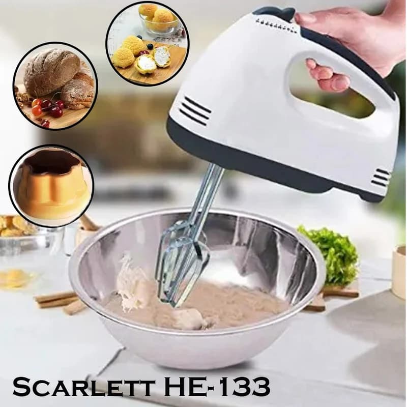 همزن برقی اسکارلت مدل 133/ SCARLETT DH133-1 — تصویر ۳