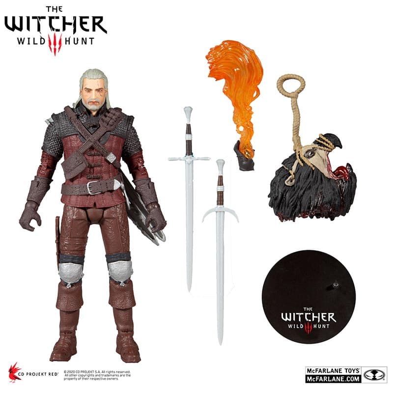 اکشن فیگر گرالت 1/12 از بازی The Witcher 3: Wild Hunt برند McFarlane — تصویر ۳