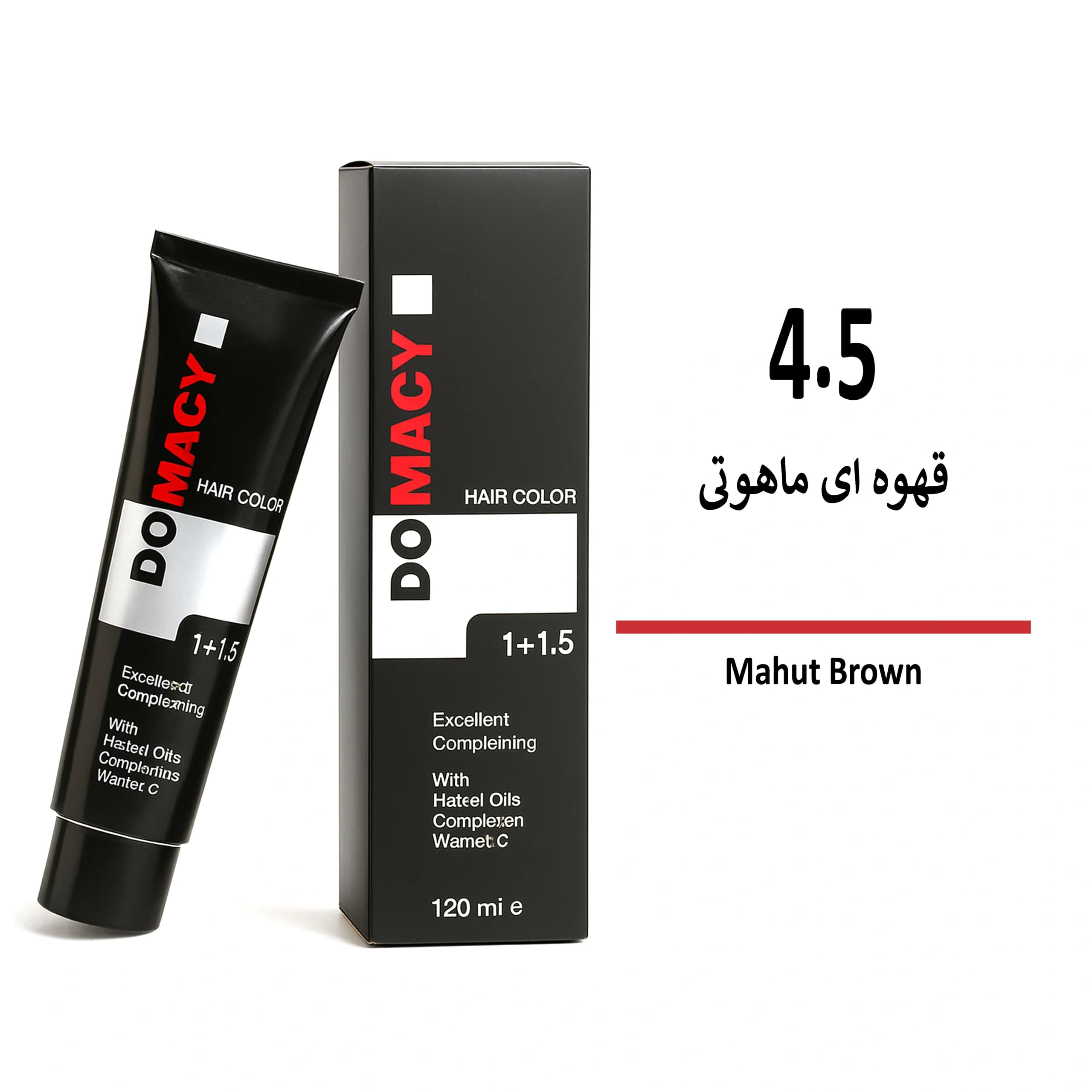 رنگ مو دوماسی قهوه ای ماهوتی 4/5