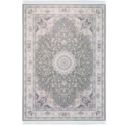 فرش طرح باران نقره ای 1500 شانه گل برجسته