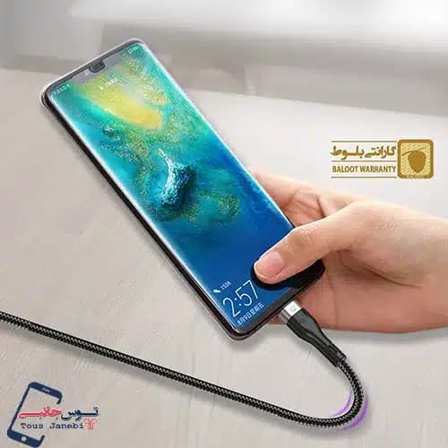 کابل شارژ تایپ سی به تایپ سی OAK مدل K240 — تصویر ۴