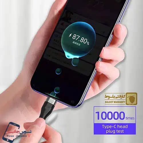 کابل شارژ تایپ سی به تایپ سی OAK مدل K240 — تصویر ۵