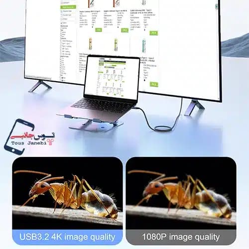 کابل شارژ تایپ سی به تایپ سی OAK مدل K300 — تصویر ۵