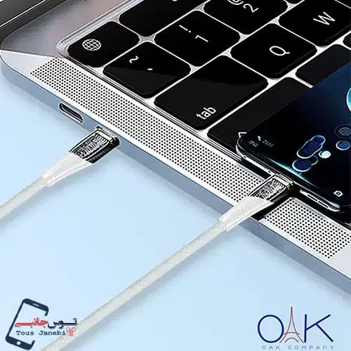 کابل شارژ تایپ سی به تایپ سی OAK مدل K290 — تصویر ۴