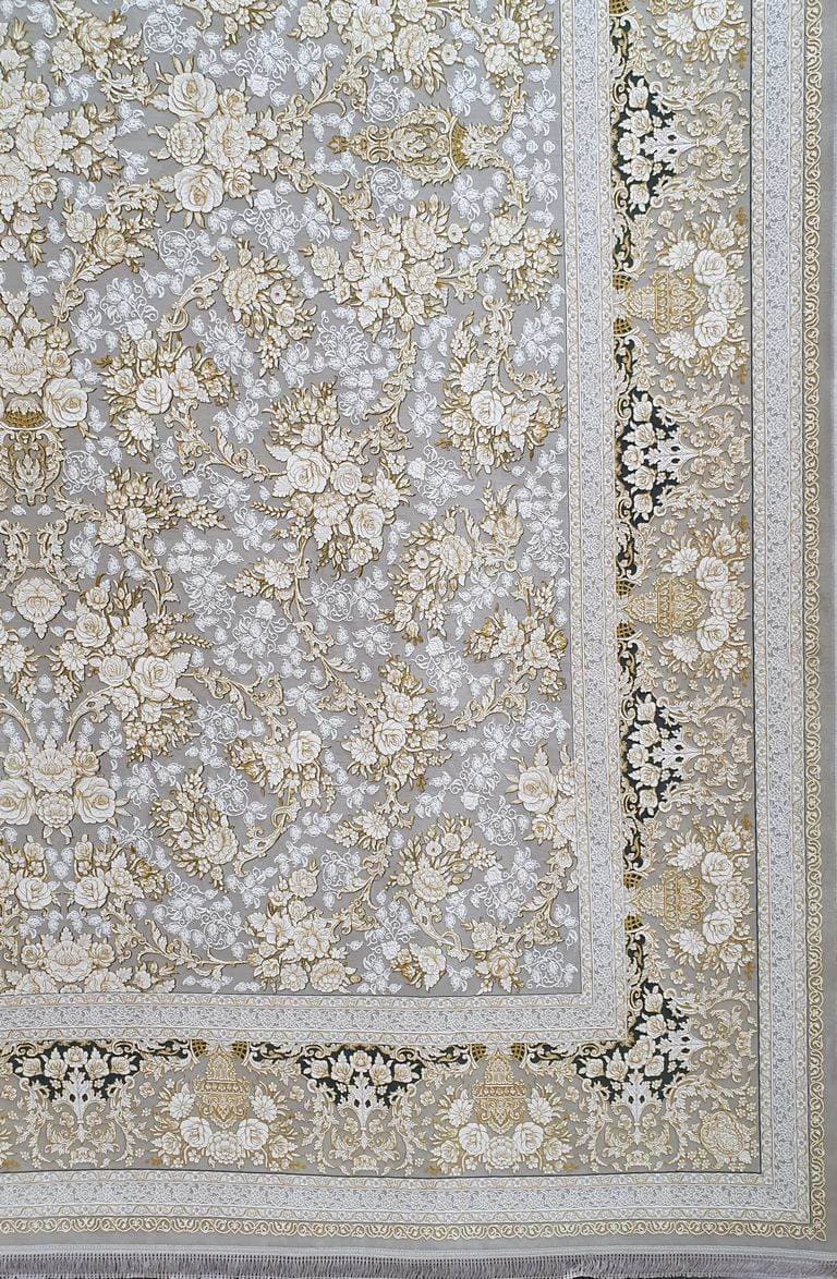 فرش طرح طلا ترمه ای طلاکوب 1200 شانه — تصویر ۳