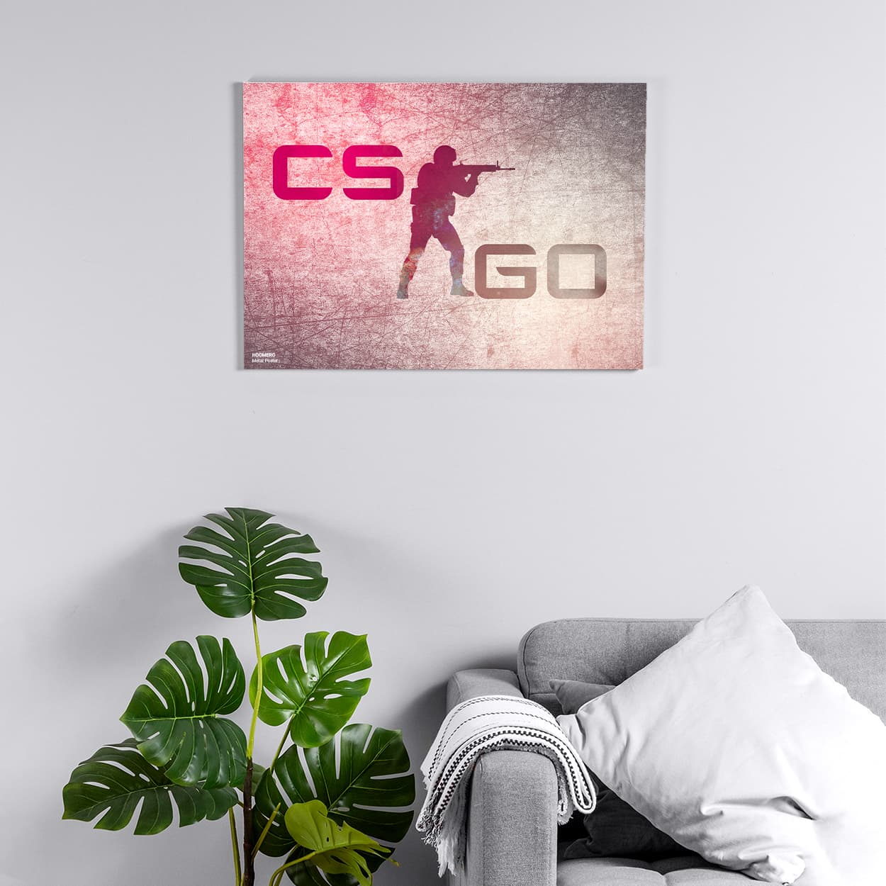 پوستر هومرو مدل فلزی طرح بازی کانتر استرایک کد PS267 — تصویر ۲