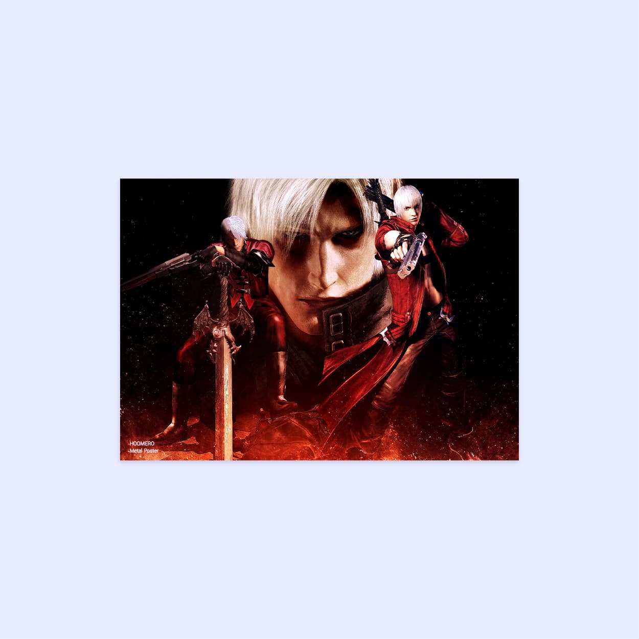 پوستر هومرو مدل فلزی طرح بازی Devil May Cry کد PS325