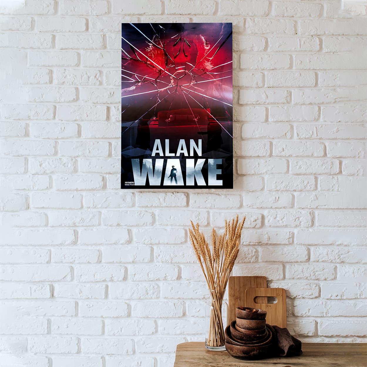 پوستر هومرو مدل فلزی طرح بازی Alan Wake کد PS808 — تصویر ۳