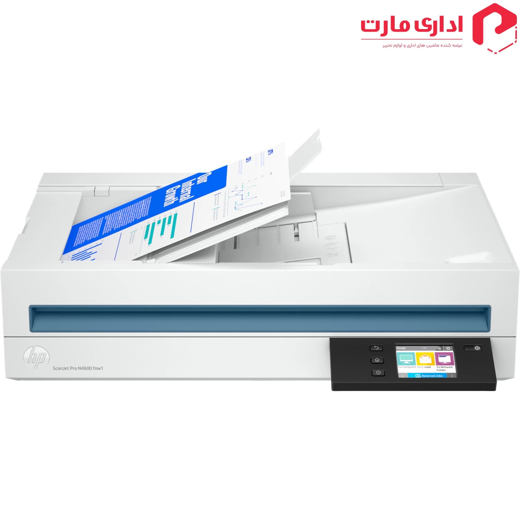 اسکنر اسناد اچ پی مدل ScanJet Pro N4600 fnw1