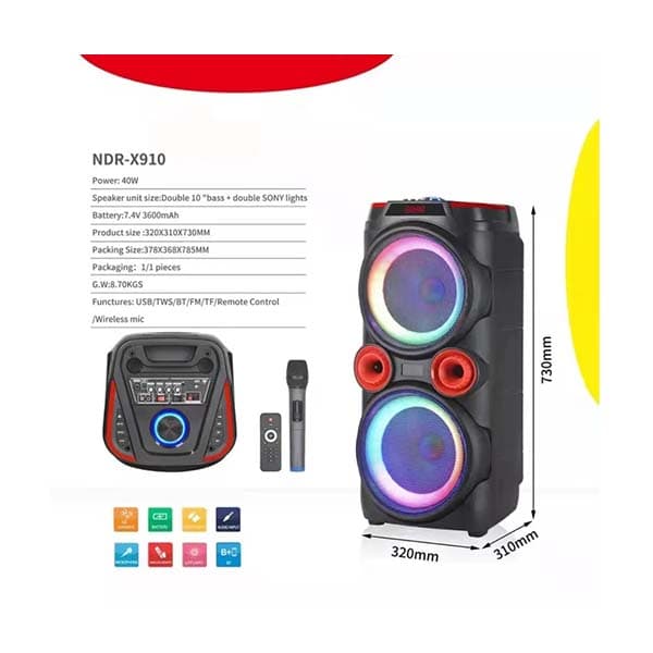 اسپیکر NDR-X910 — تصویر ۶