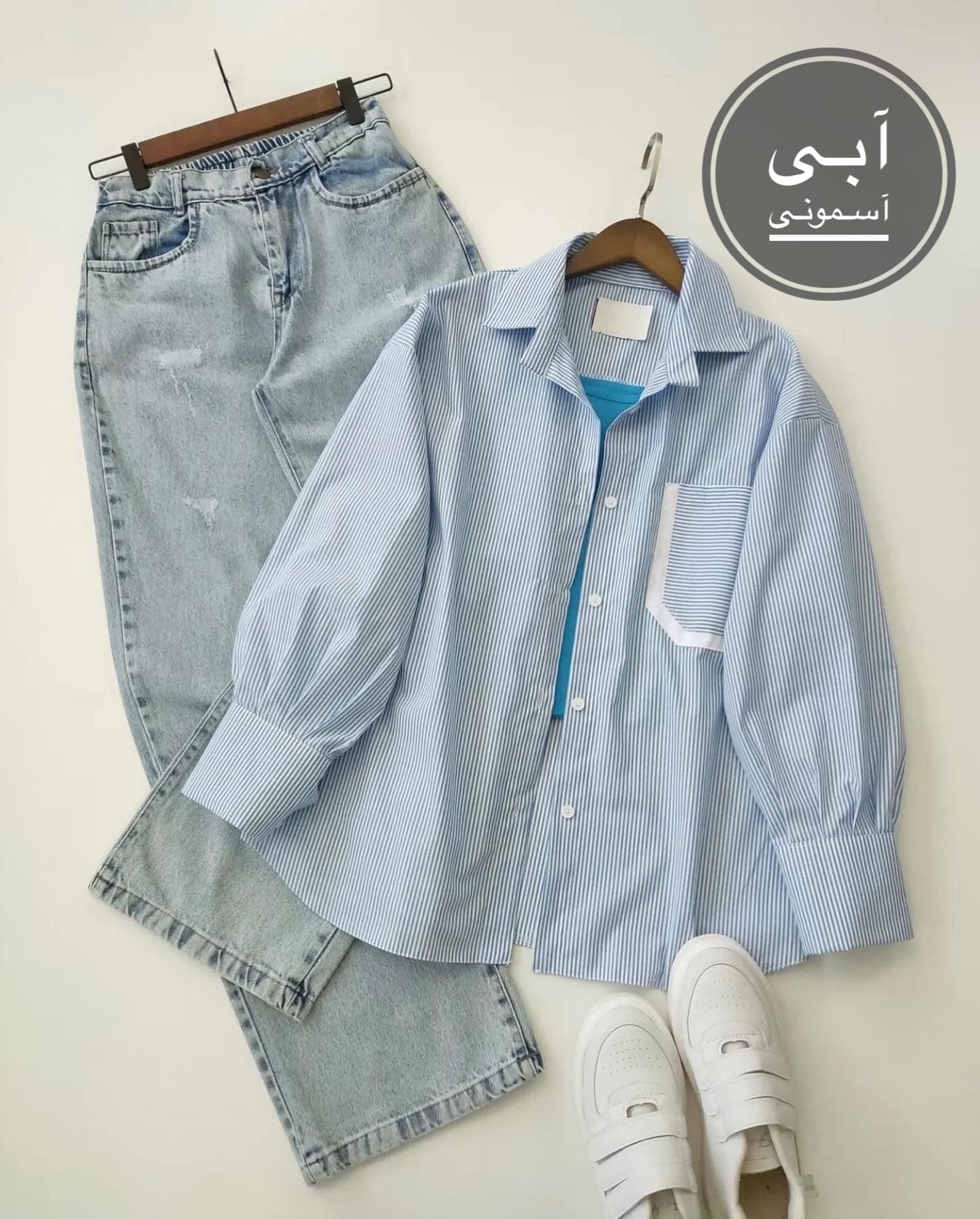 مانتو لنین عروسکی راه راه کد ۱۵۸۶ — تصویر ۸