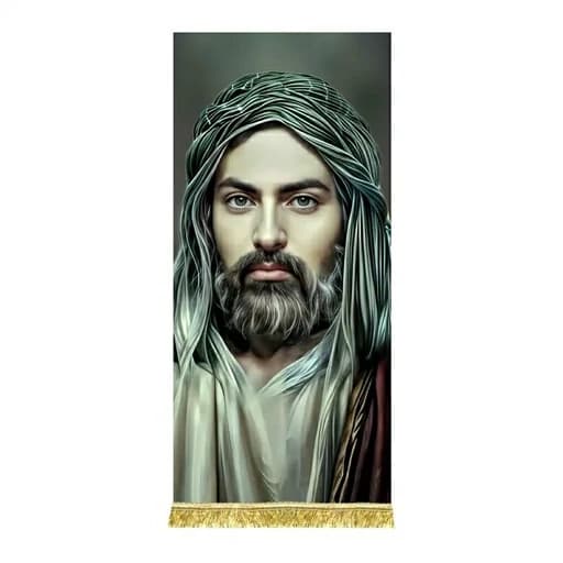 کتیبه مخمل تمثال امام علی(ع)