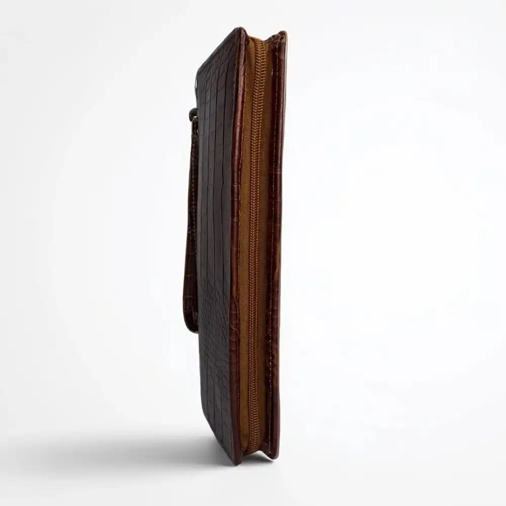 کیف چرمی مدارک اسپرت مدل دسته چکی فایلر — تصویر ۴