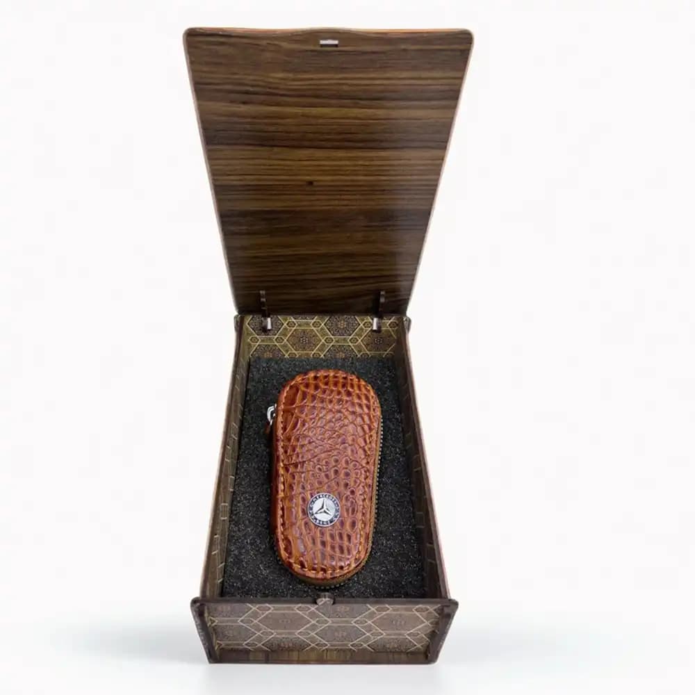 جای سوئیچ چرمی خودروی بنز – Benz Key Holder