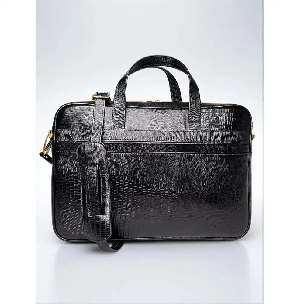کیف چرمی لپ تاپ مردانه مدل ارسلان — تصویر ۲
