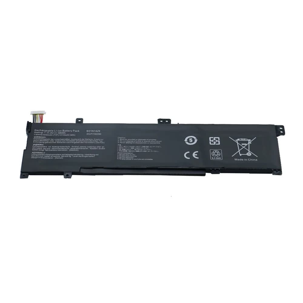 باتری لپ تاپ ایسوس K501 | مدل B31N1429 | ظرفیت 3400mAh | گارانتی 7 روز تعمیرجت — تصویر ۲