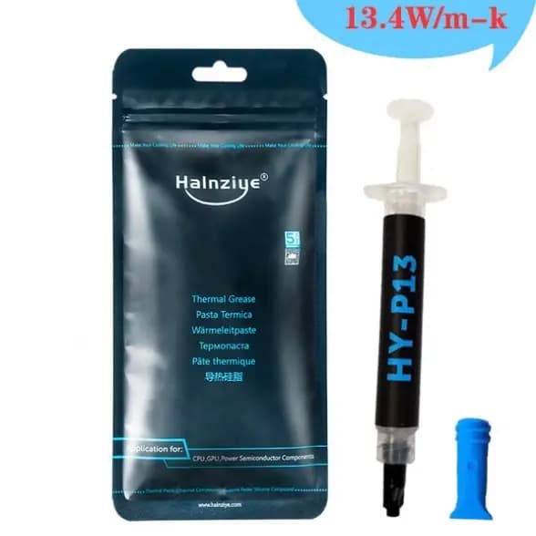 خمیر سیلیکون حرارتی مدل HY-P13 | ضریب رسانایی 13.4 W/mK | وزن 2.5 گرم — تصویر ۲