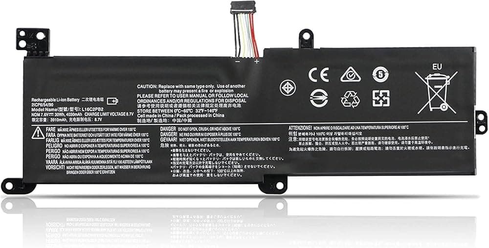 باتری لنوو IP320-15 L16L2PB1 | خرید باتری Lenovo 320-15 با ظرفیت 4100mAh و مدل L16L2PB2 — تصویر ۲