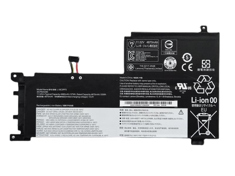 باتری لپ تاپ لنوو L19C3PF5 | ظرفیت 4650mAh | با گارانتی تعمیرجت — تصویر ۲